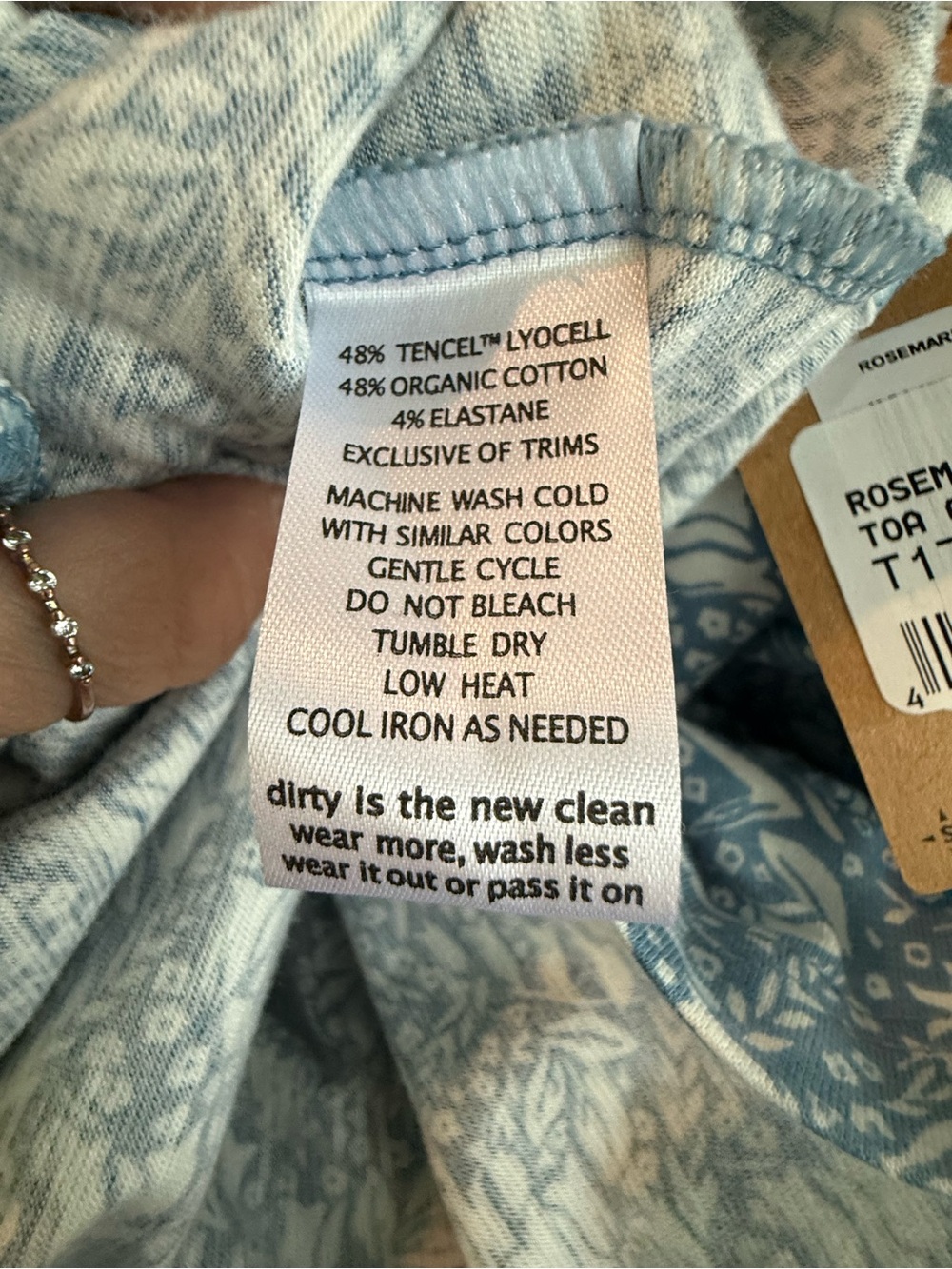 NWT. Toad & Co. Rosemarie Sleeveless Dress. Glacier Spring Print. Size Medium. - Picture 10 of 10